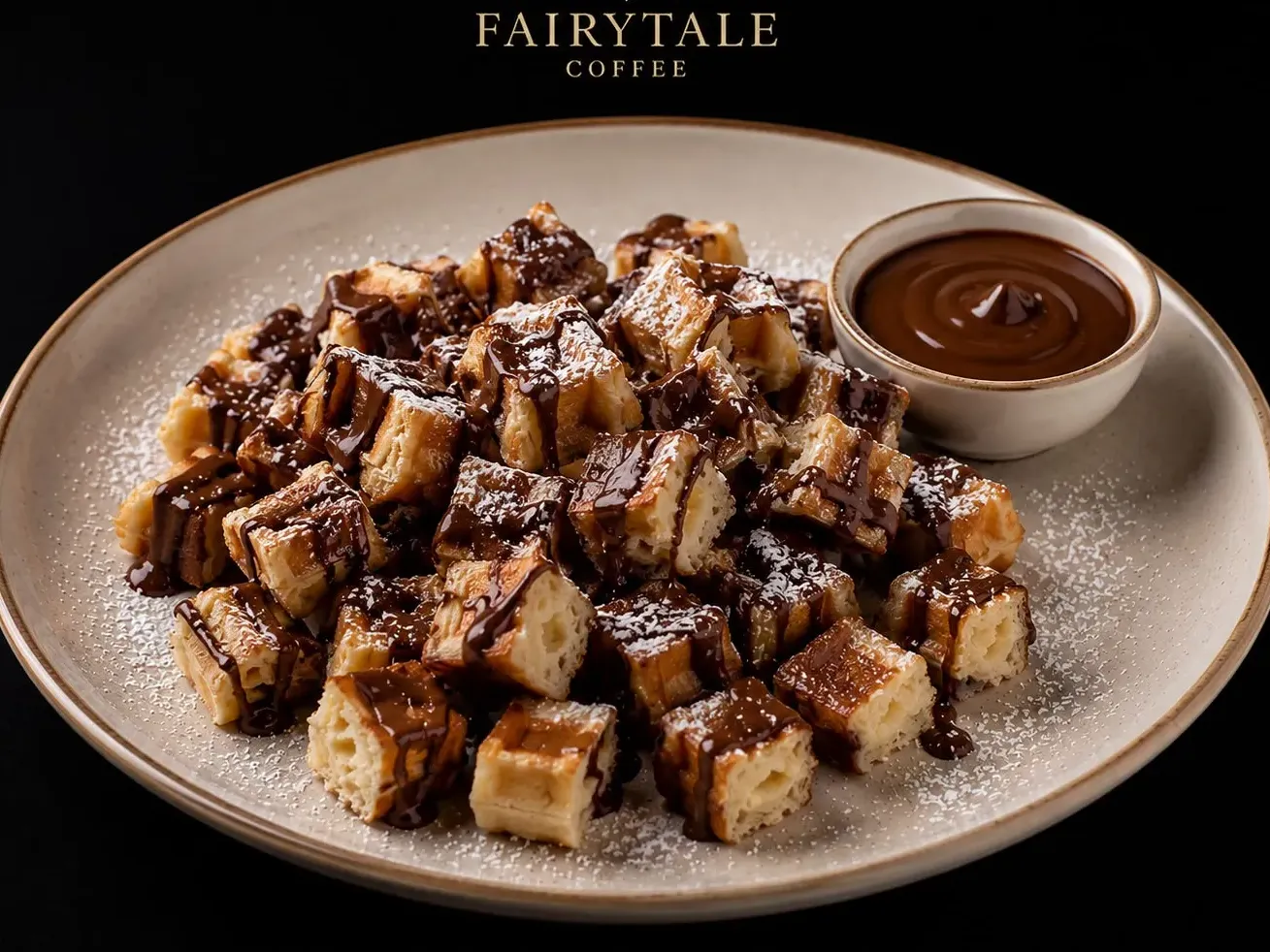 Waffle Sade Çikolatalı